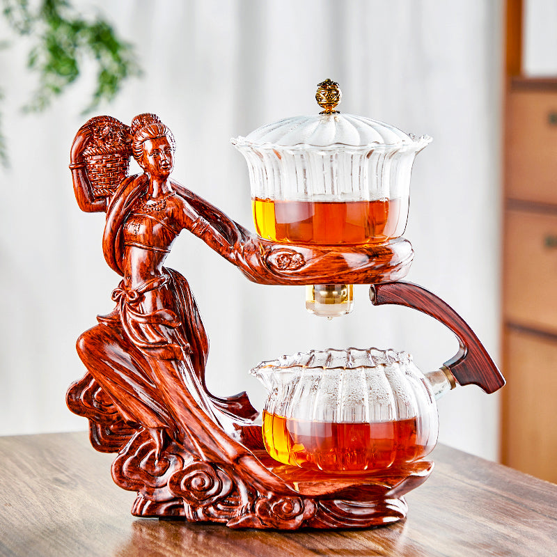 this is an automatic glass teapot