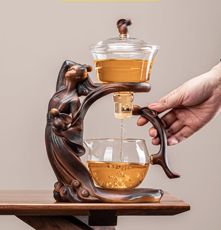 this is an automatic glass teapot