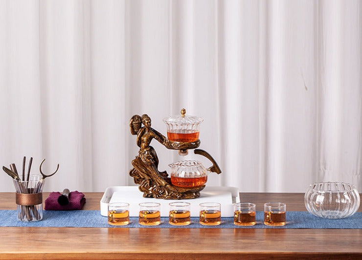 this is an automatic glass teapot