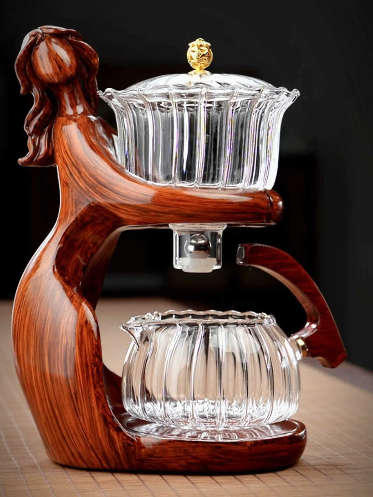 this is an automatic glass teapot