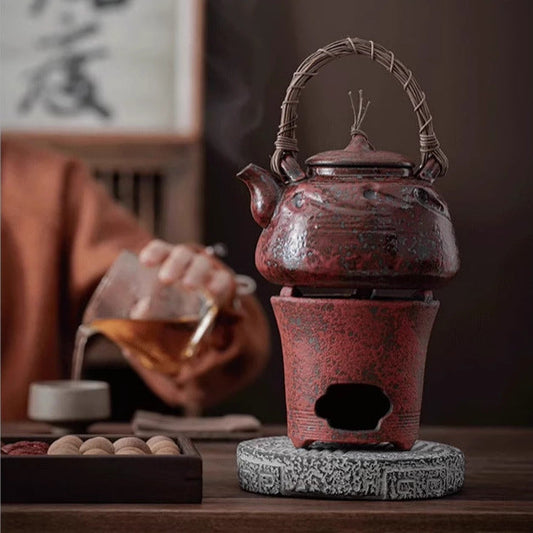 this is a pottery lifting kettle