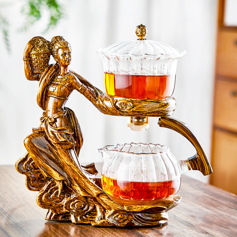 this is an automatic glass teapot
