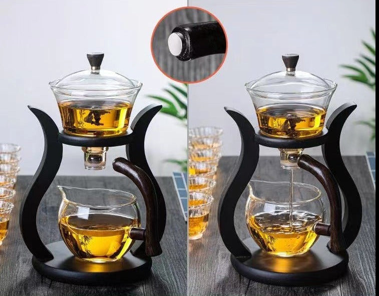this is an automatic glass teapot