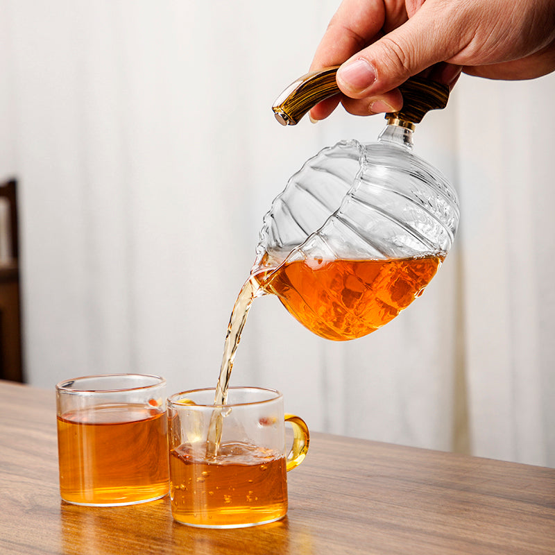 this is an automatic glass teapot