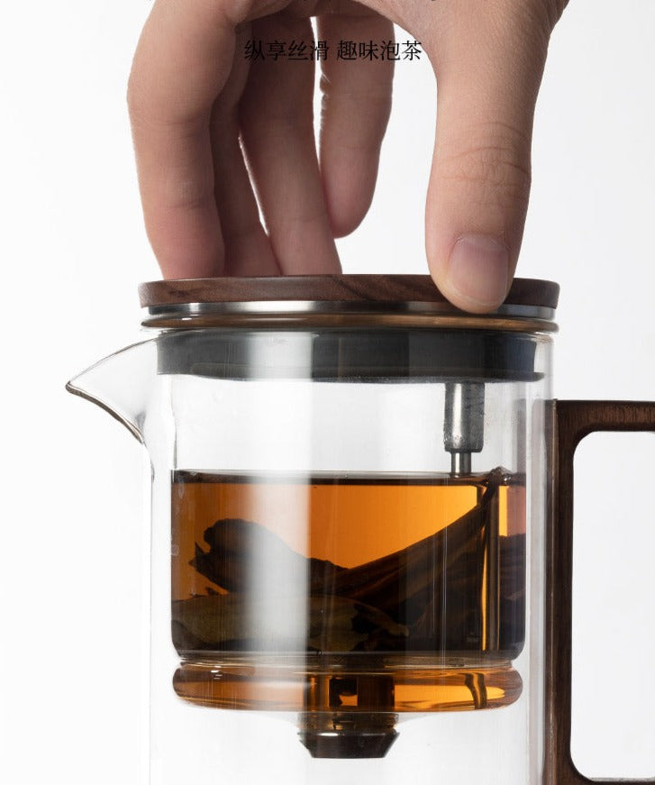 this is an automatic glass teapot