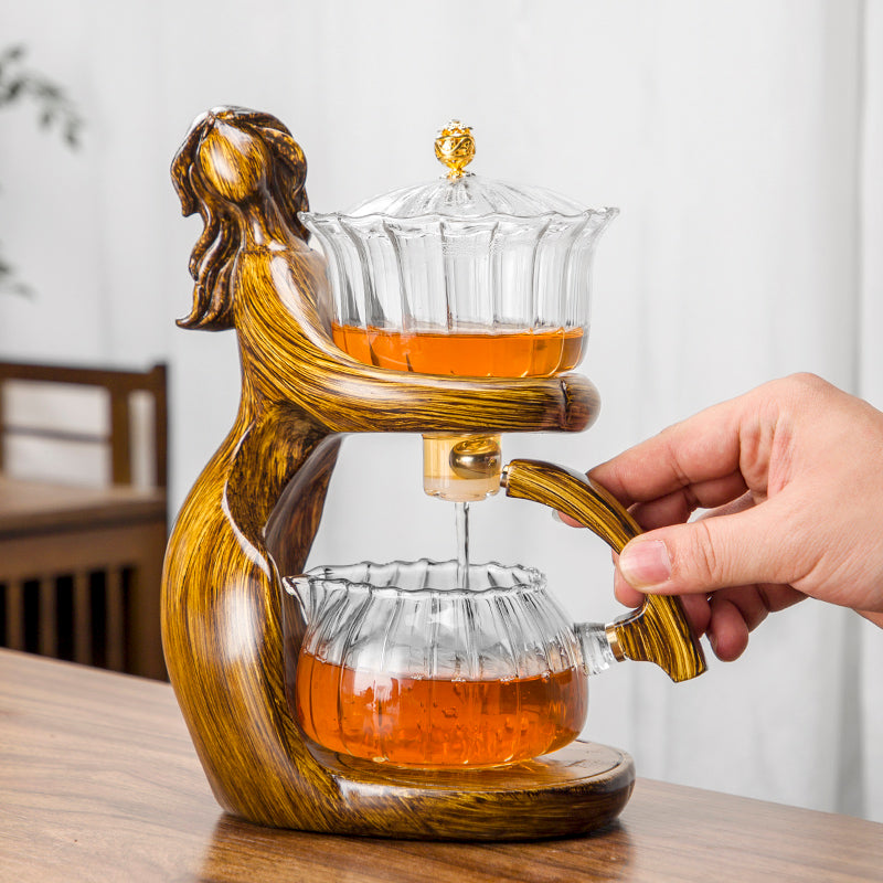 this is an automatic glass teapot