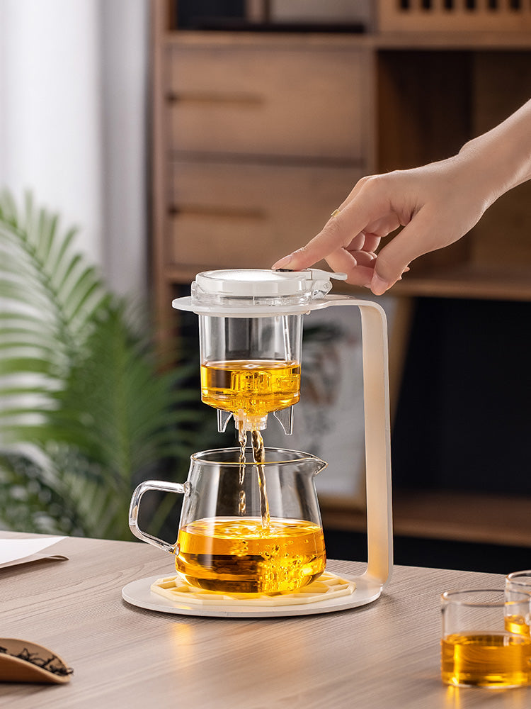 this is an automatic glass teapot