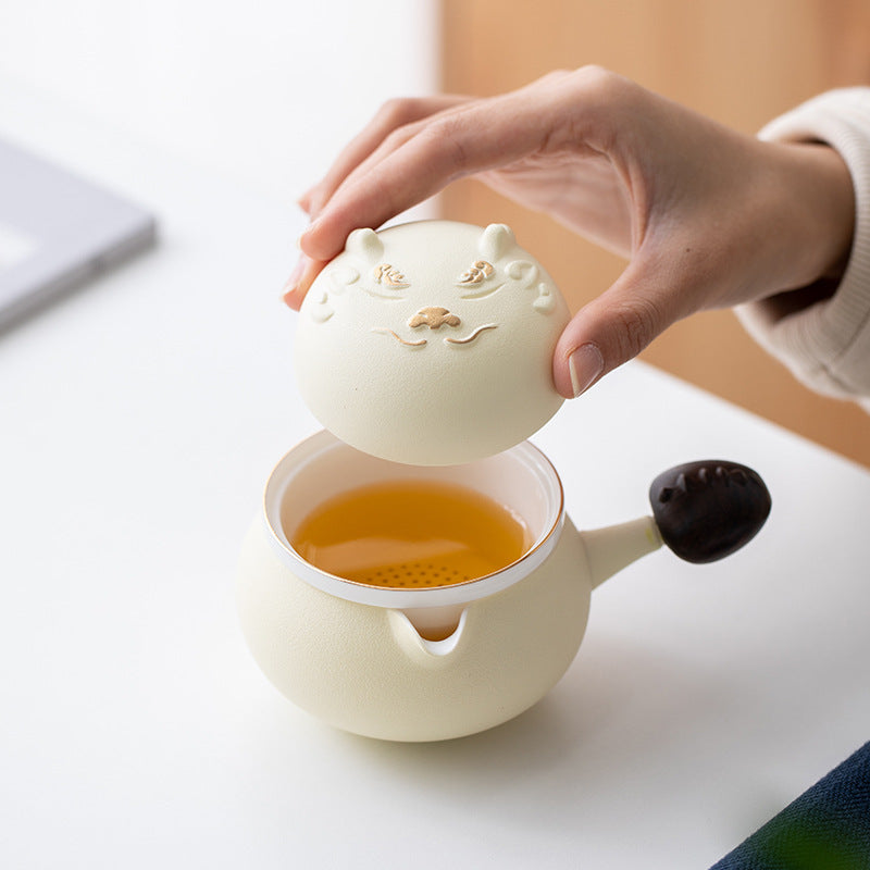 Chinese Dragon Easy Brewing Cup Cute Tea Set Creative Mug Ladies Tea Set Coffee Cup Set