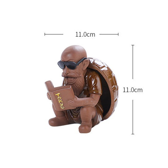 Handmade Chinese Zisha Tea Strainer Turtle Ornament Tea Set Accessories Tea Filter Set One Tea Separation Tea Funnel