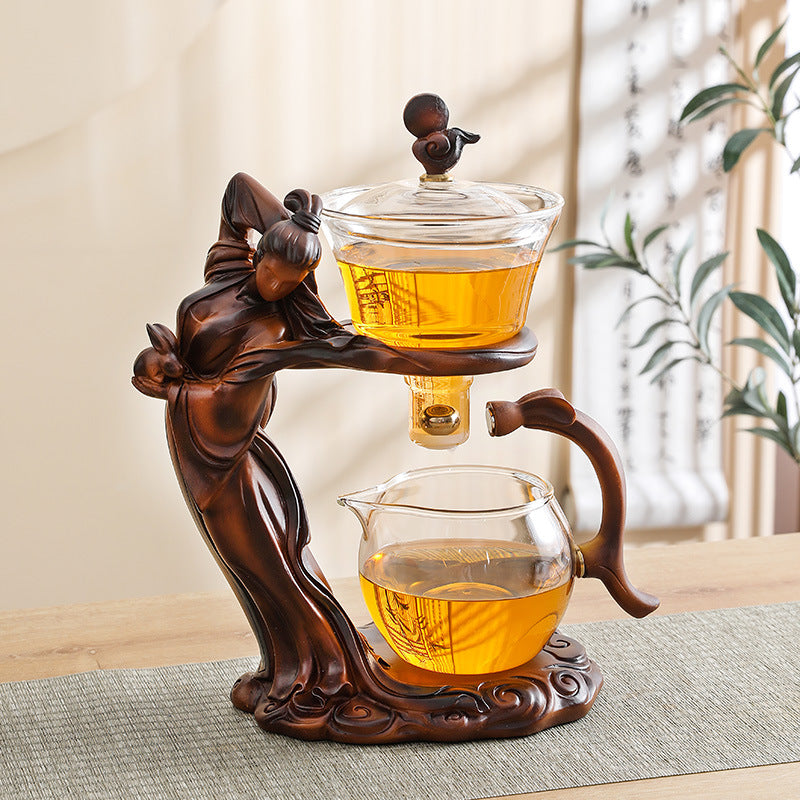 this is an automatic glass teapot
