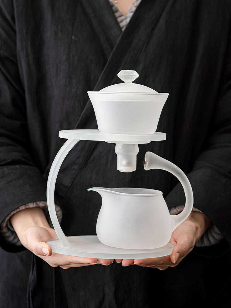 this is an automatic glass teapot