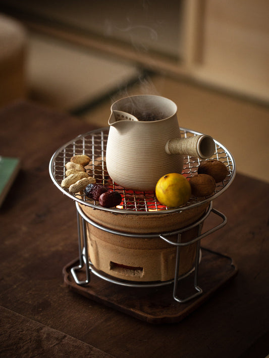 This is a pottery stove