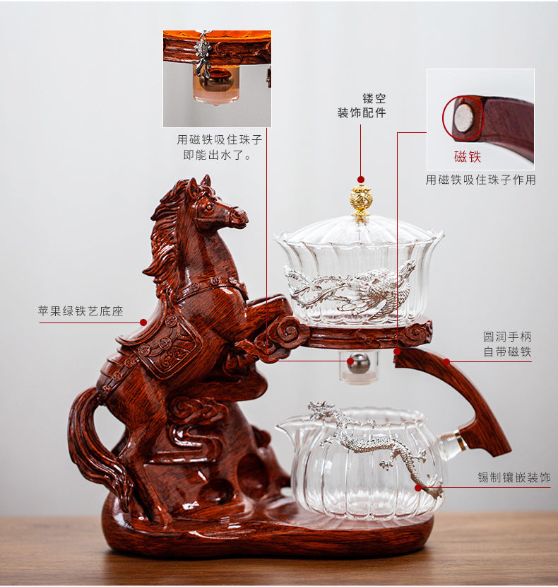 this is an automatic glass teapot