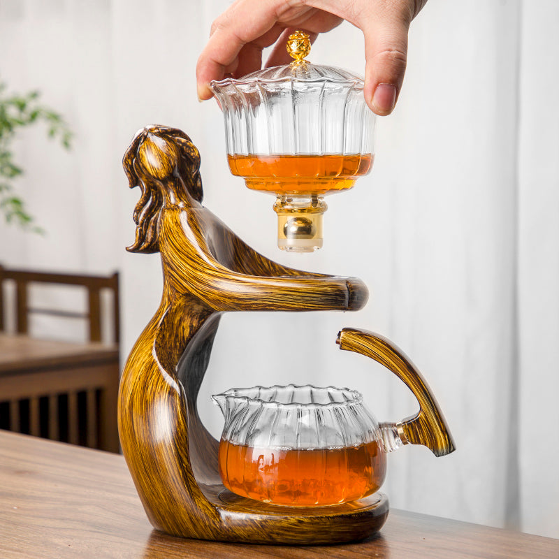 this is an automatic glass teapot