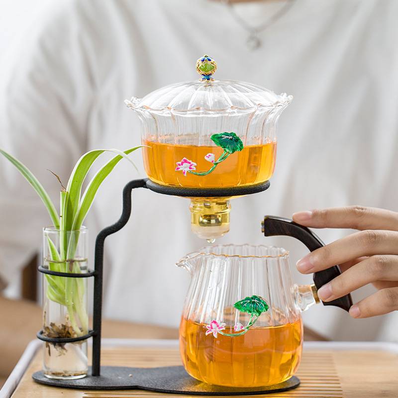This is high borosilicate glass teapot.this is a automatic teapot