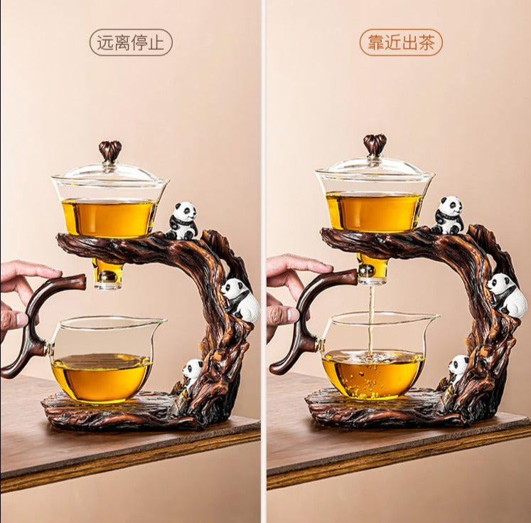 this is an automatic glass teapot