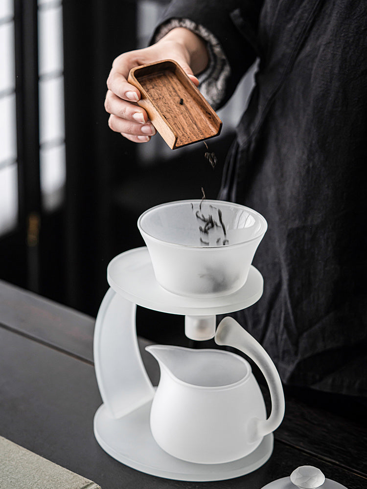 this is an automatic glass teapot