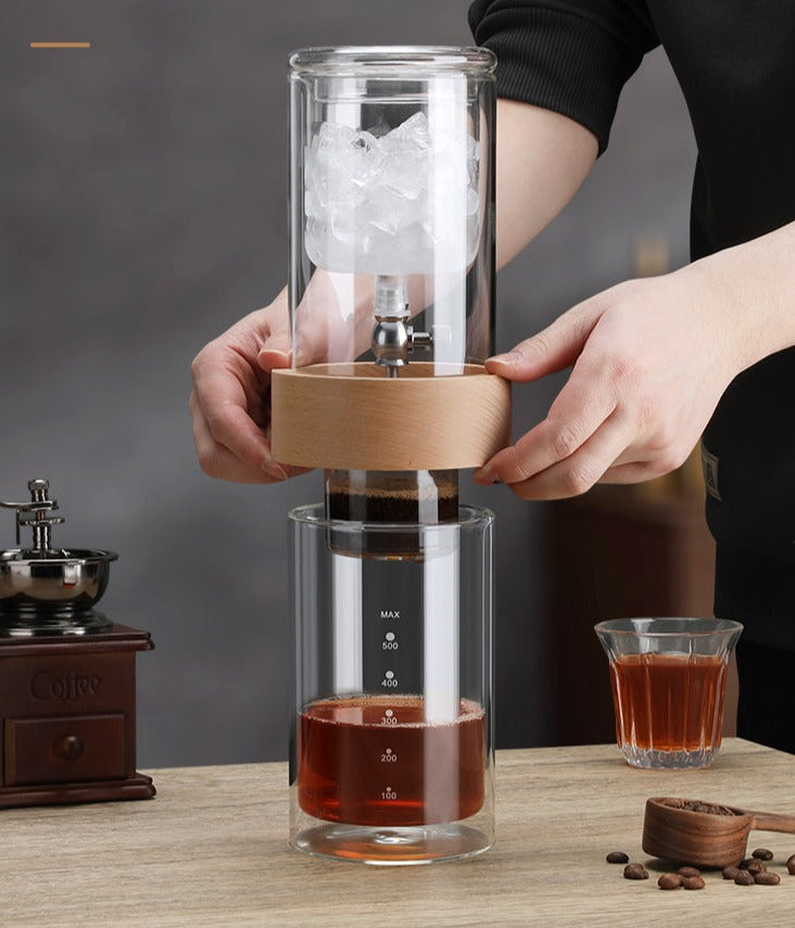 this is an automatic glass teapot.this is an ice drip coffee tea pot