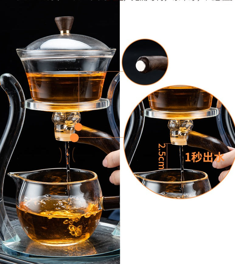 this is an automatic glass teapot