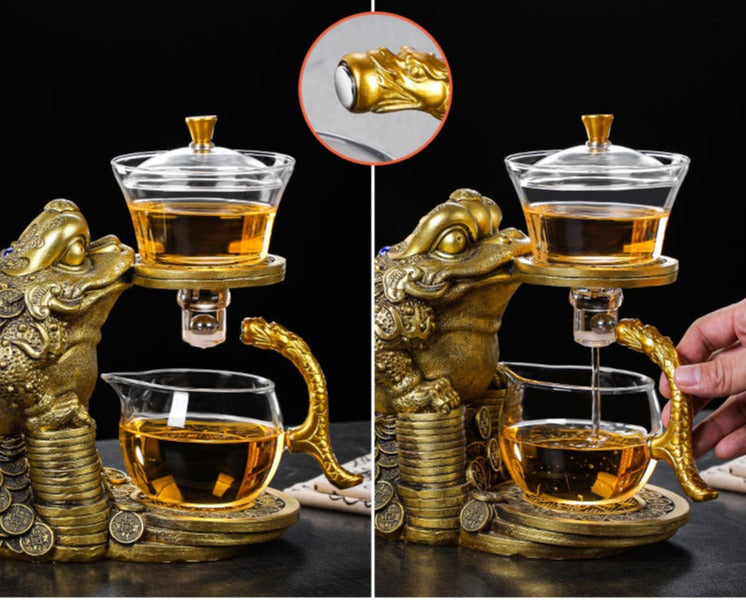 this is an automatic glass teapot