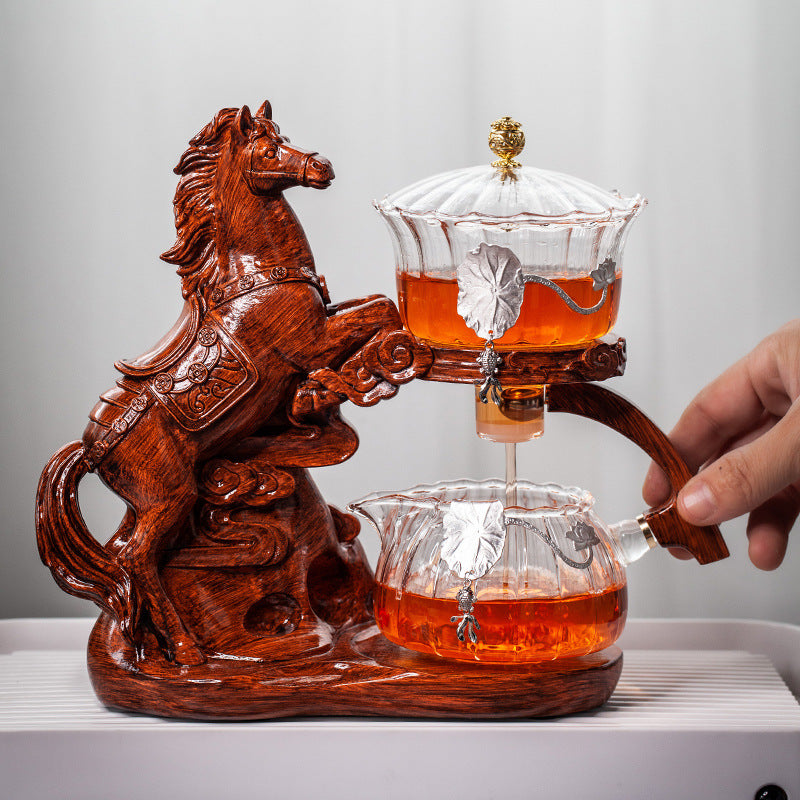 this is an automatic glass teapot