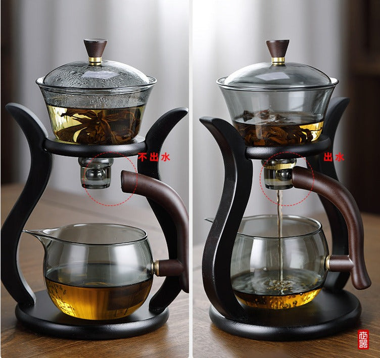 this is an automatic glass teapot