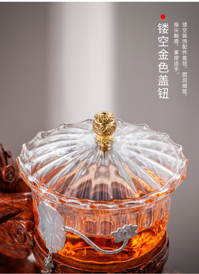 this is an automatic glass teapot