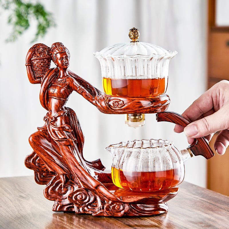 this is an automatic glass teapot