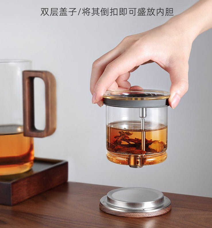 this is an automatic glass teapot