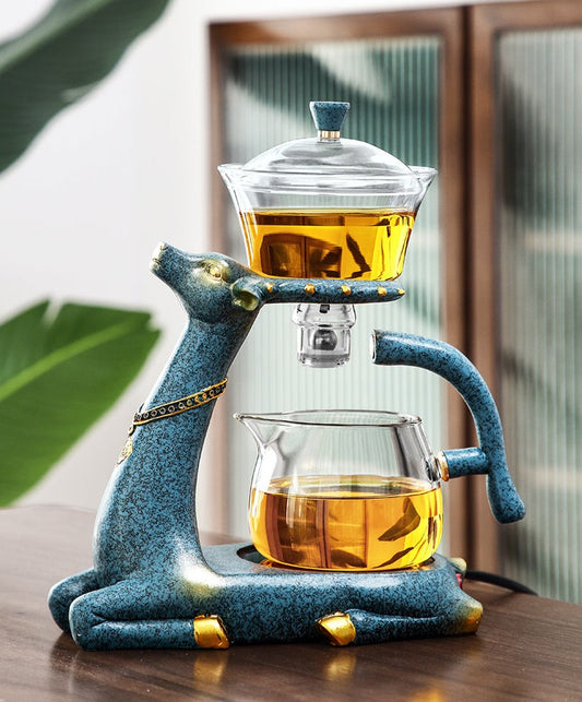 this is an automatic glass teapot