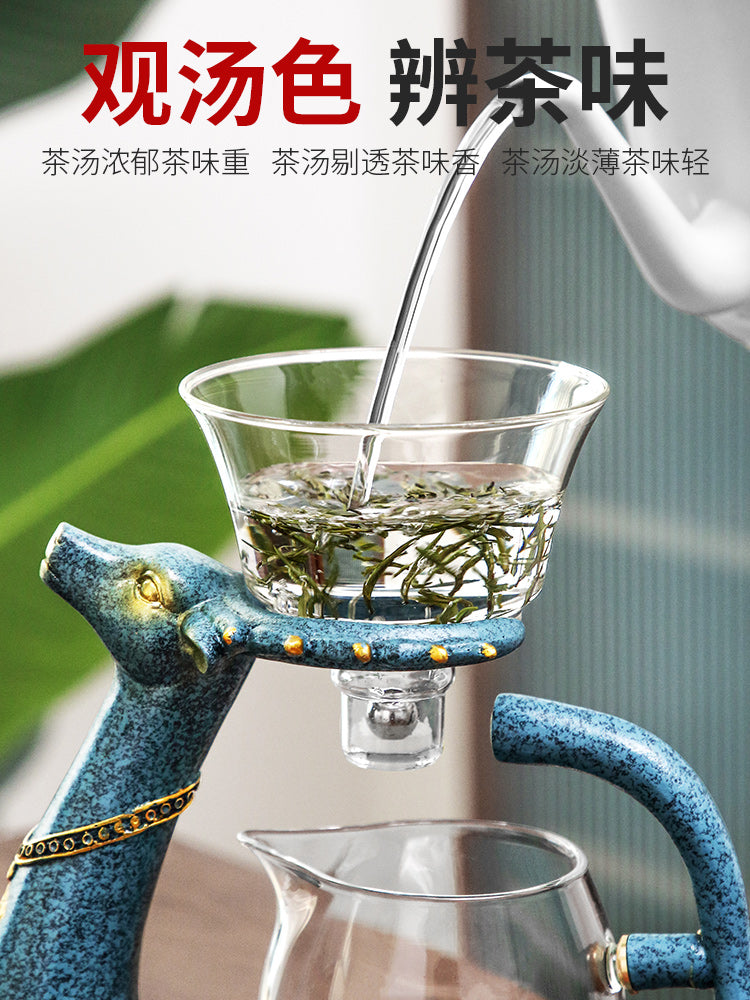 this is an automatic glass teapot