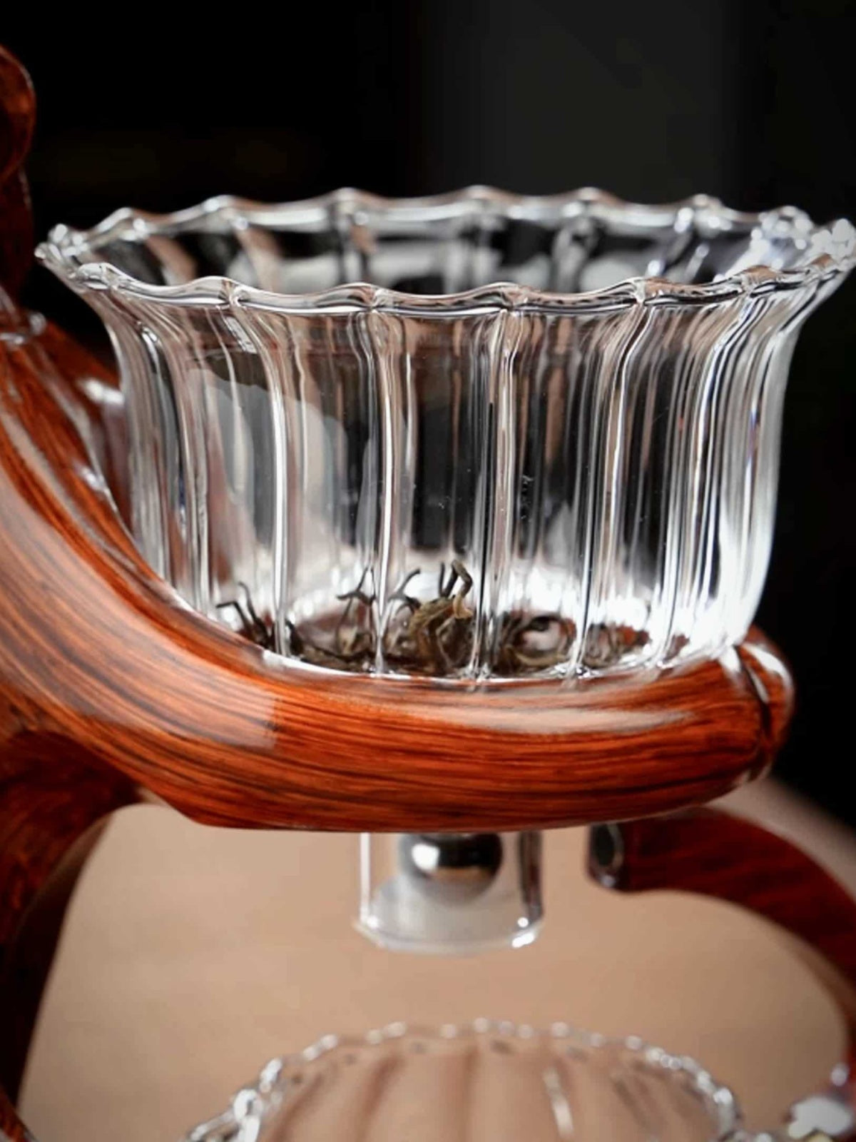 this is an automatic glass teapot