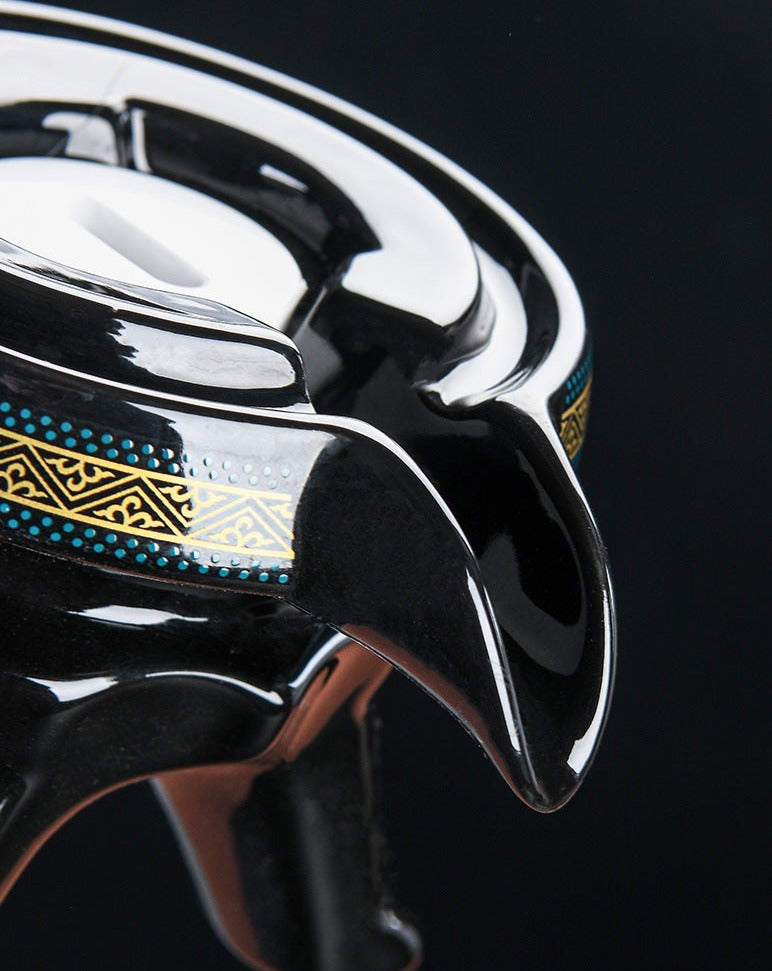 Chinese Original Ceramic Teapot Semi-automatic Stone Mill Teapot Brewing Teapot Flower Porcelain Kungfu Tea Set