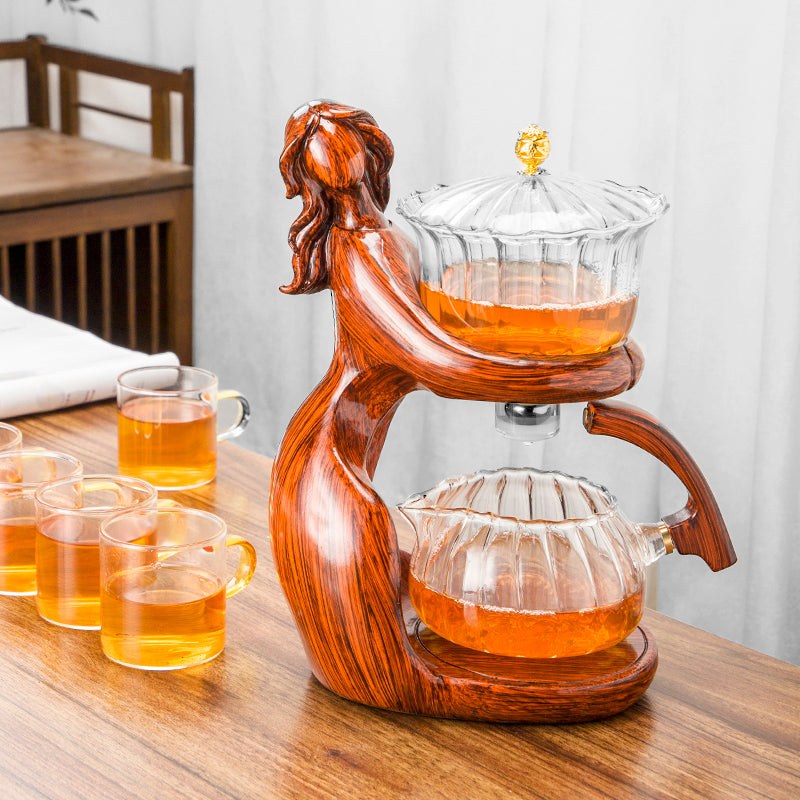 this is an automatic glass teapot
