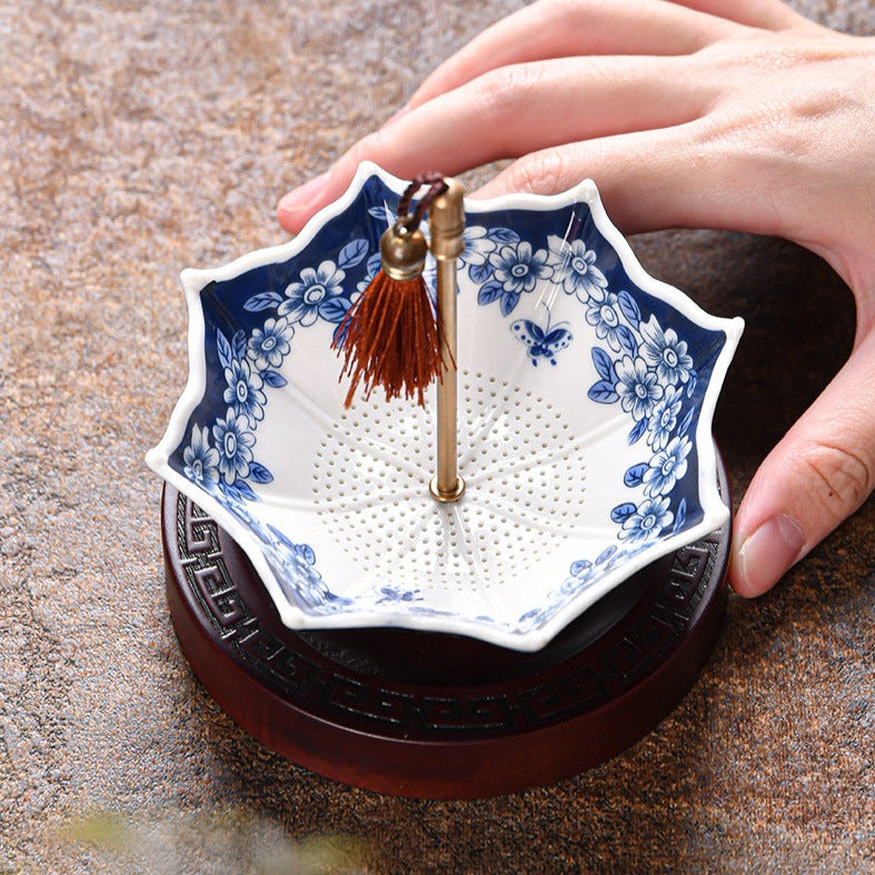 Handmade Original Creative Umbrella Tea Leak Tea Filter Ceramic Tea Water Separation Kung Fu Tea Set