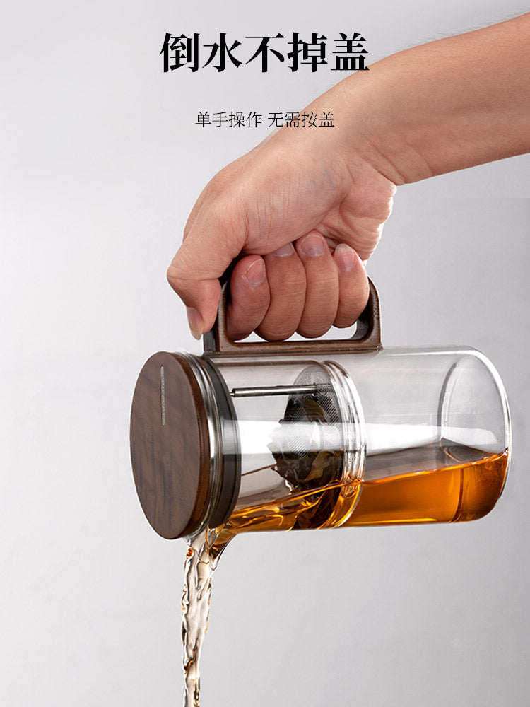 this is an automatic glass teapot