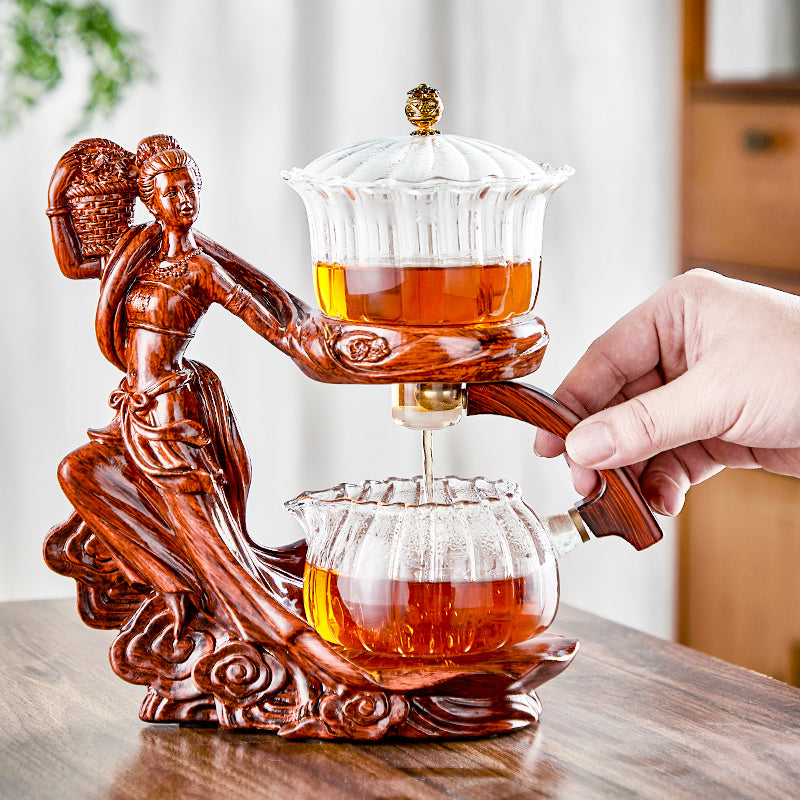 this is an automatic glass teapot
