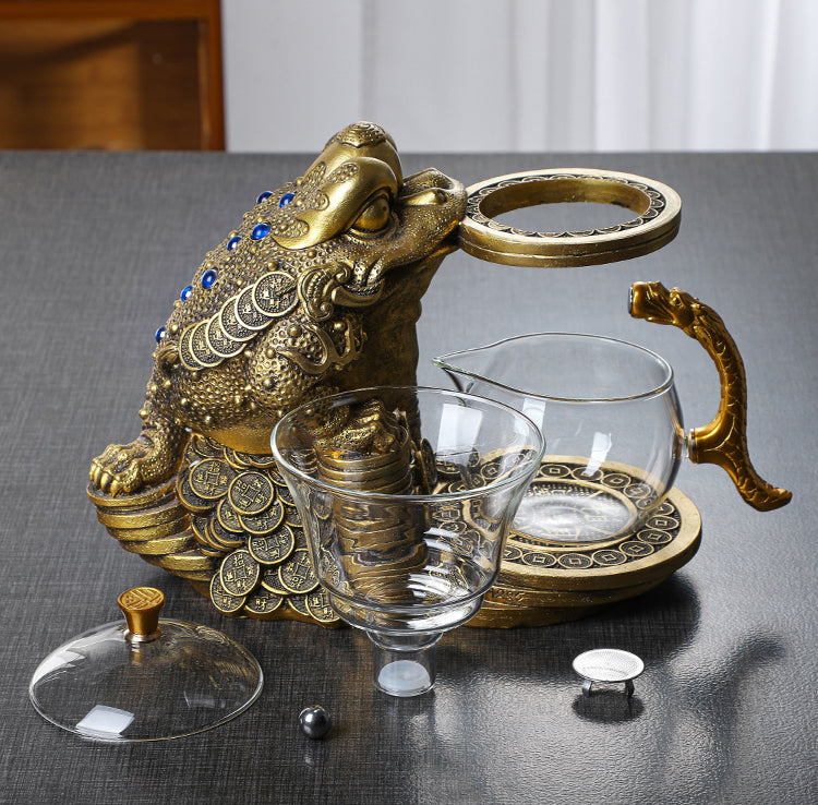 this is an automatic glass teapot