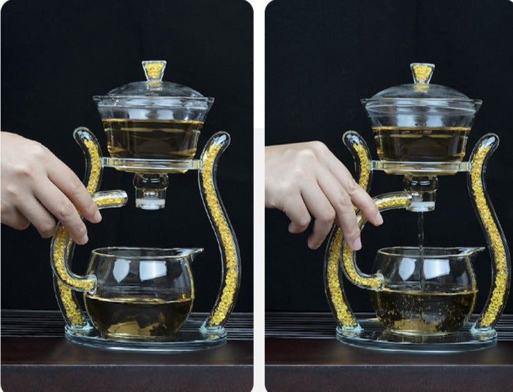 this is an automatic glass teapot