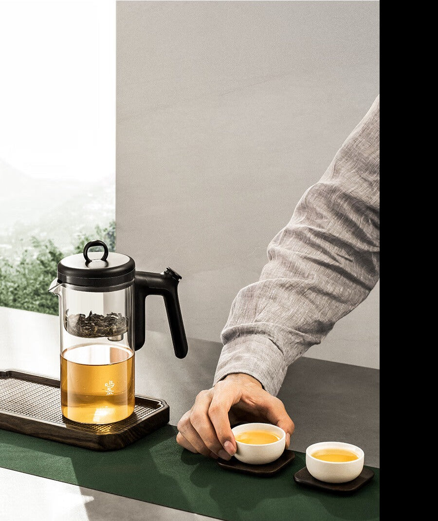This is high borosilicate glass teapot.this is a automatic teapot