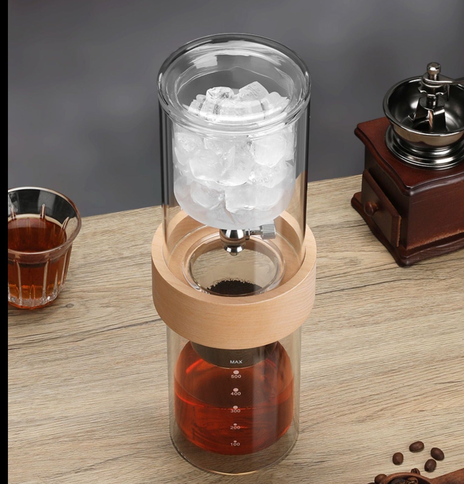 this is an automatic glass teapot.this is an ice drip coffee tea pot