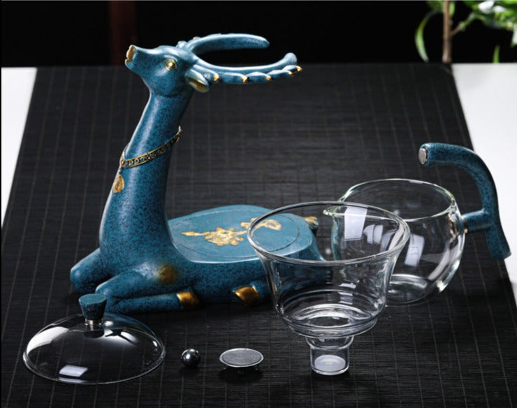 this is an automatic glass teapot