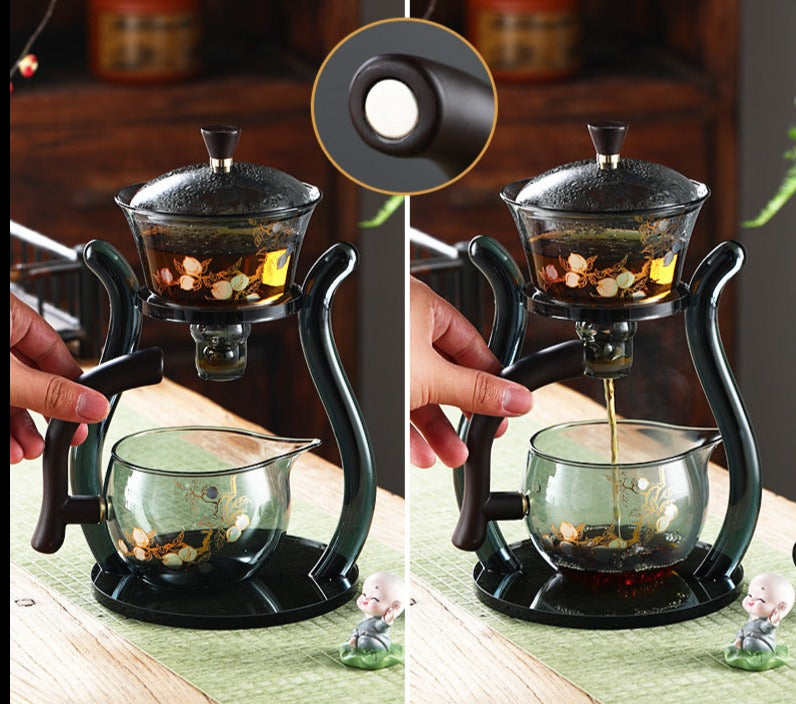 this is an automatic glass teapot