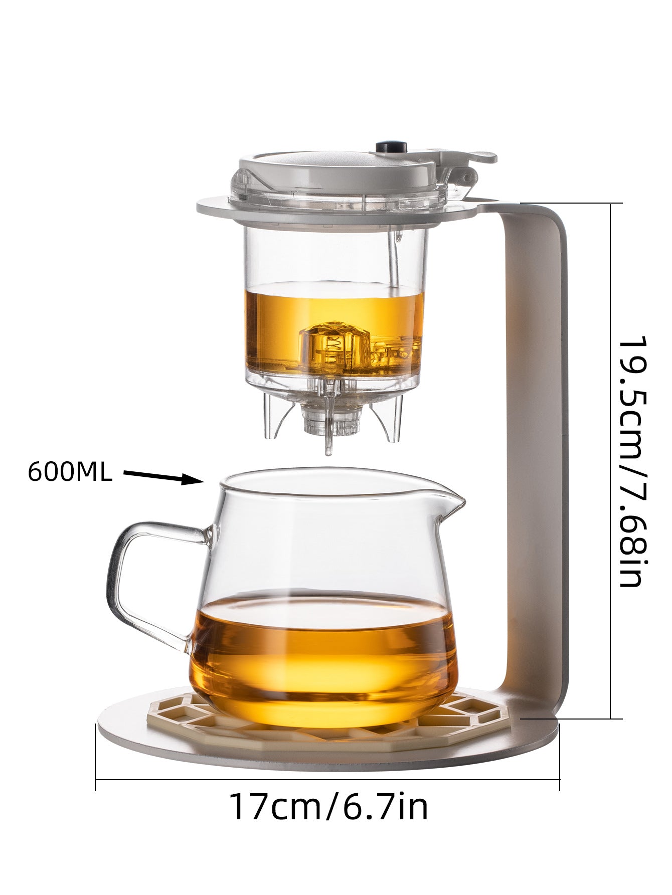 this is an automatic glass teapot
