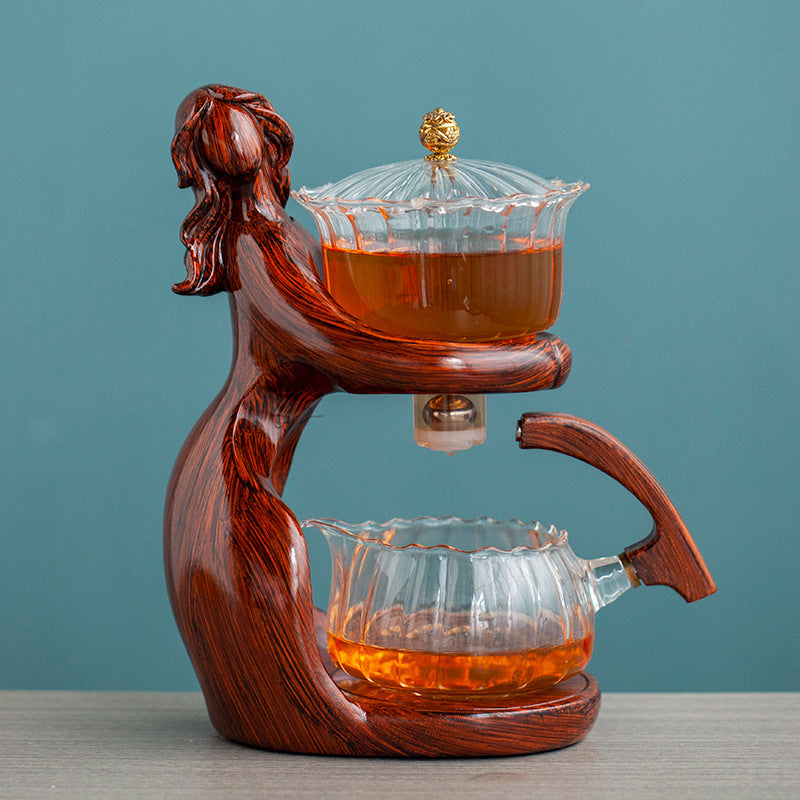 this is an automatic glass teapot