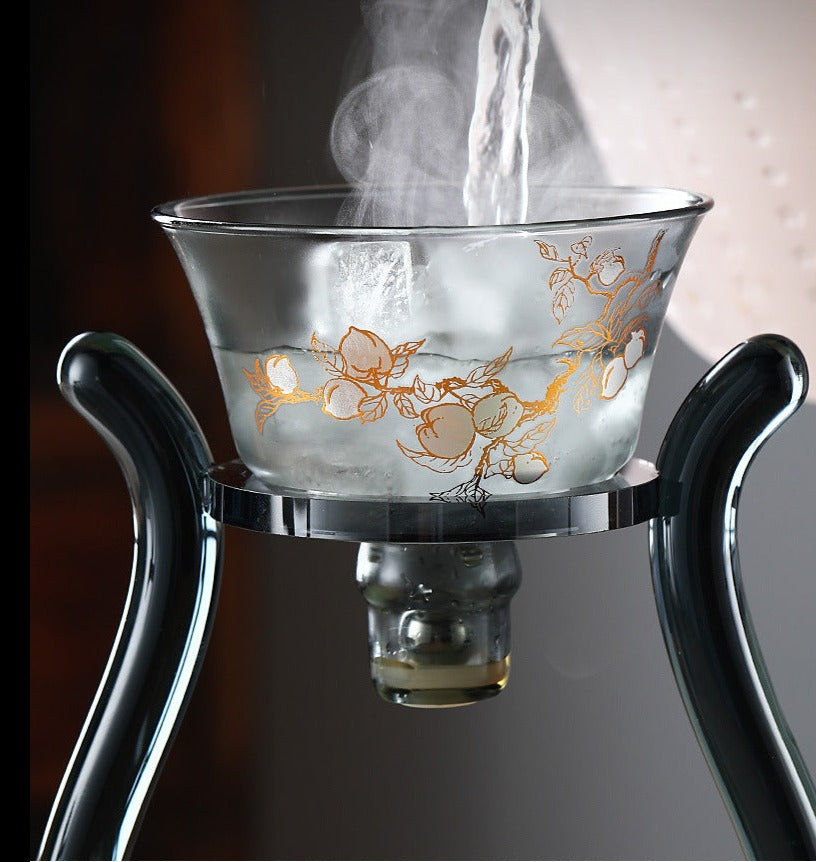 this is an automatic glass teapot