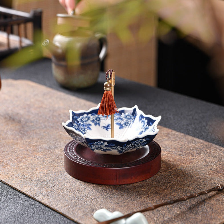 Handmade Original Creative Umbrella Tea Leak Tea Filter Ceramic Tea Water Separation Kung Fu Tea Set