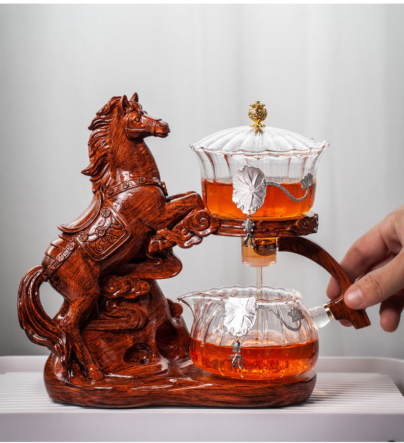 this is an automatic glass teapot