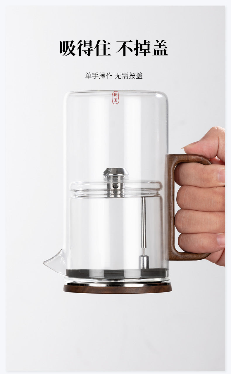 this is an automatic glass teapot