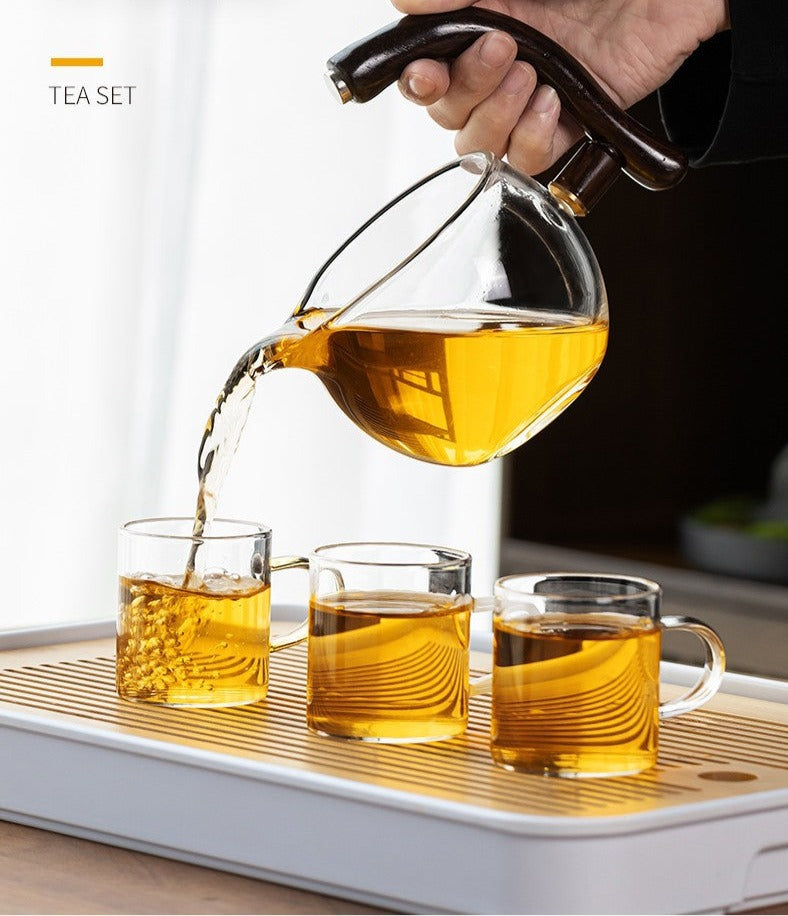 this is an automatic glass teapot